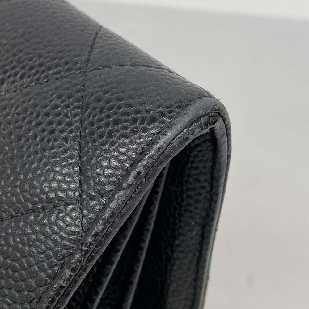 CHANEL Black Caviar Leather Wallet - Picture 6 of 10